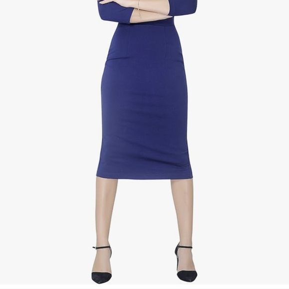 Marycrafts Square Neck Midi Sheath Dress - Picture 4 of 6